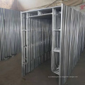 ARCH-THRU Walk-thru andamio de zinc de acero de acero